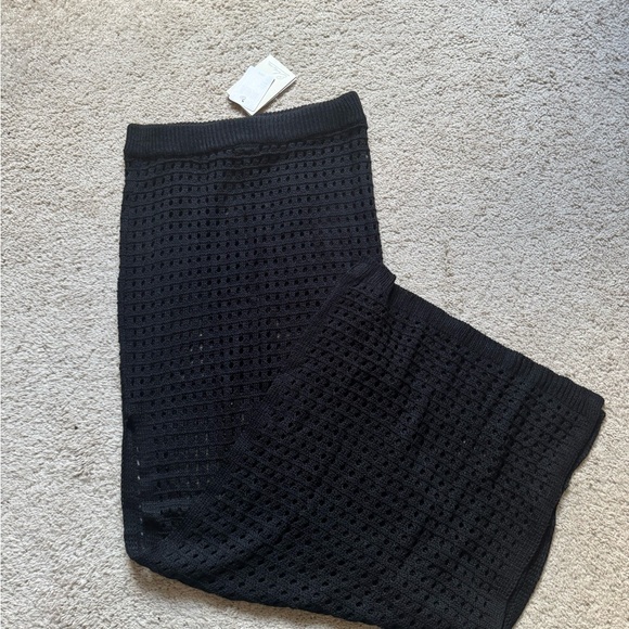 Elan Black Crochet Maxi Skirt - Picture 3 of 4